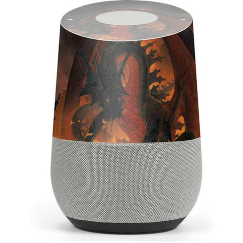 Vincent Hie Fireball Dragon Google Home Skin
